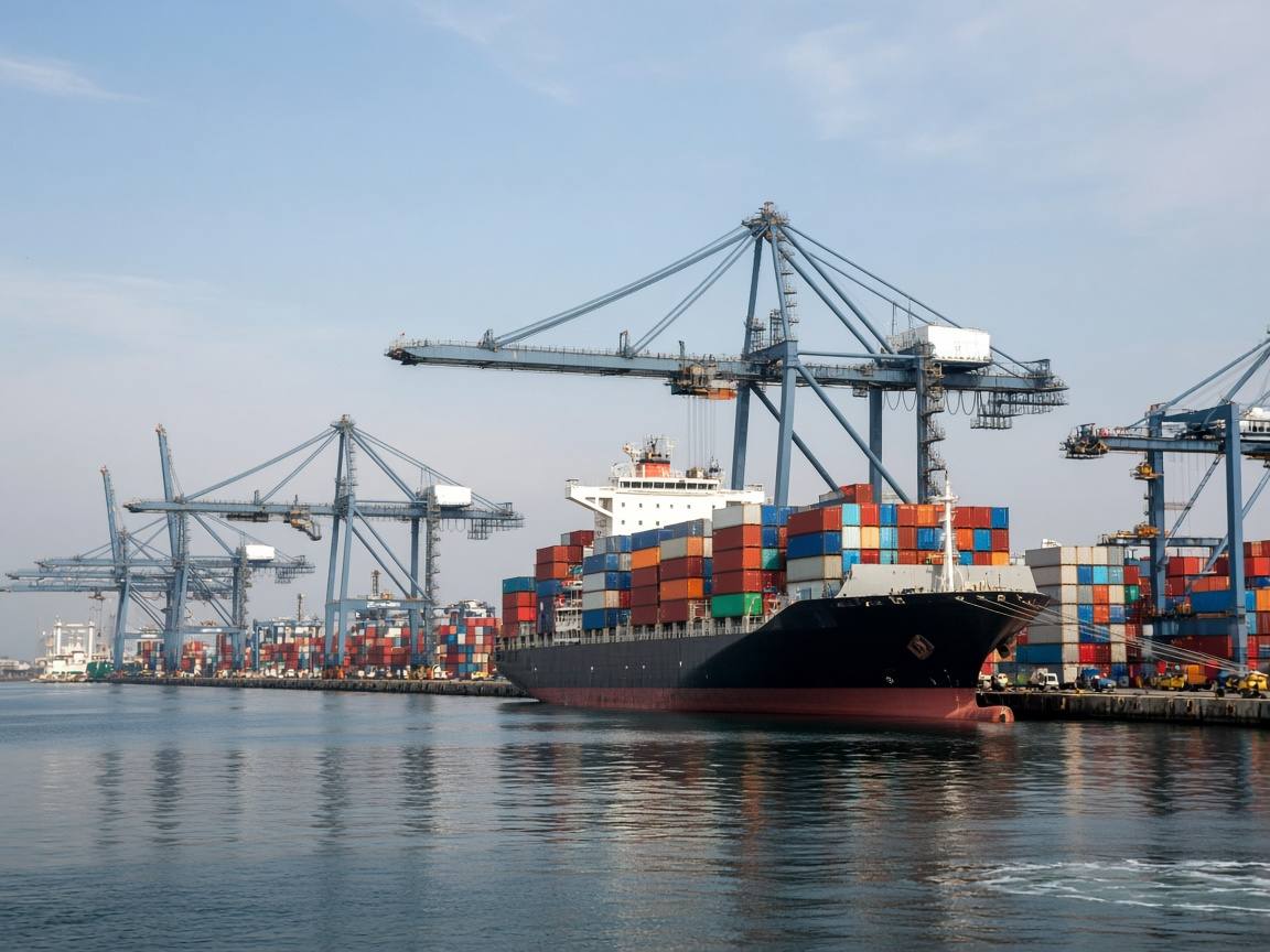 Port and export context — photo only